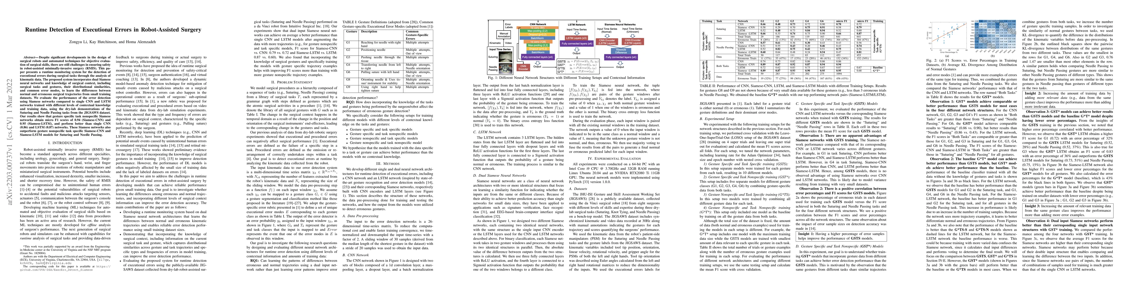Thumbnail for Runtime Detection of Executional Errors in Robot-Assisted Surgery