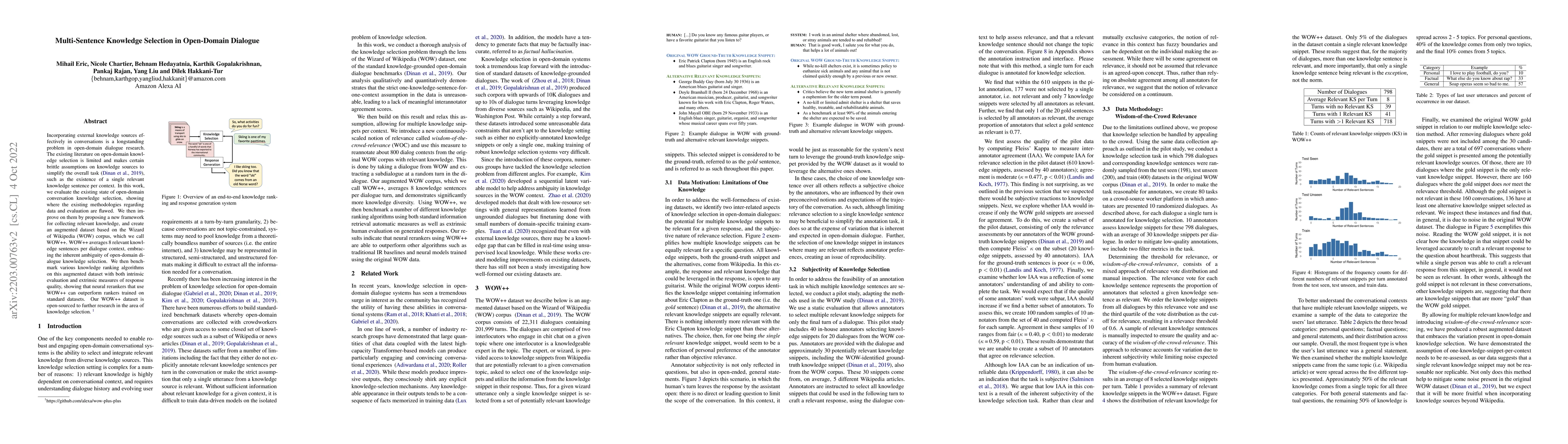 Thumbnail for Multi-Sentence Knowledge Selection in Open-Domain Dialogue