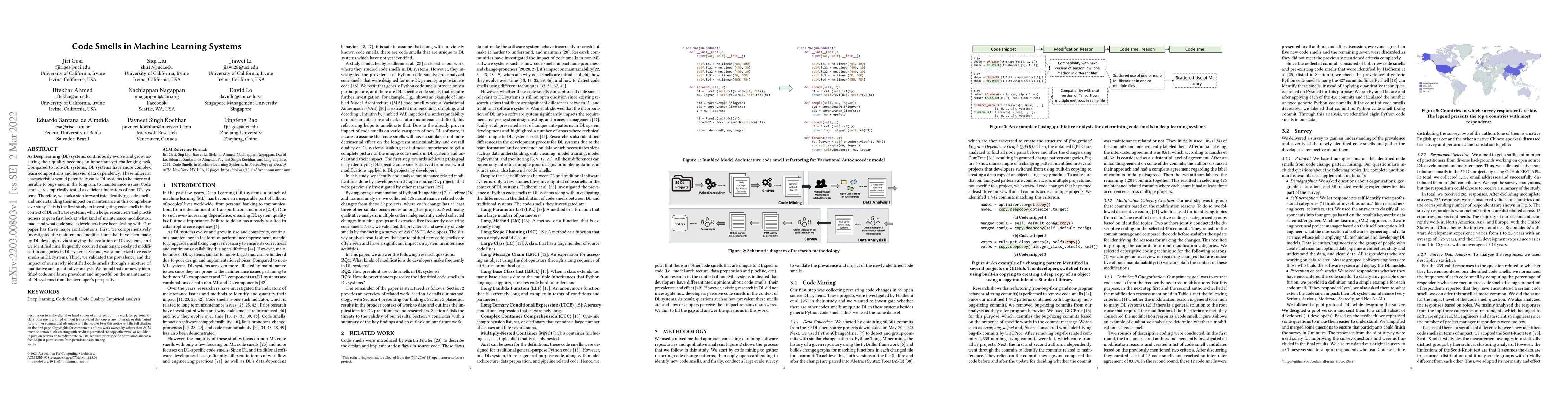 Thumbnail for Code Smells in Machine Learning Systems