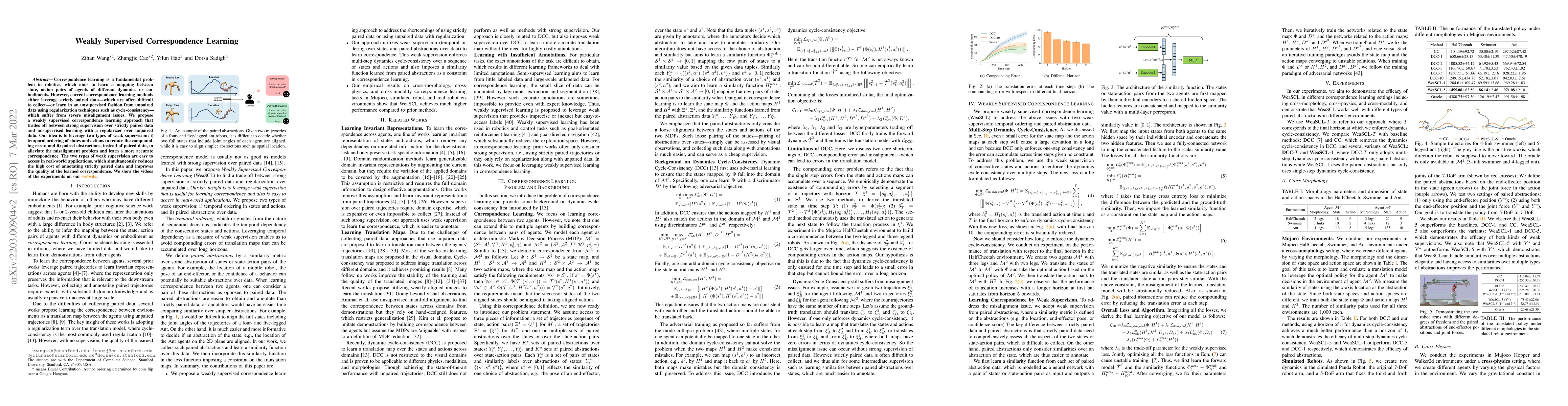 Thumbnail for Weakly Supervised Correspondence Learning