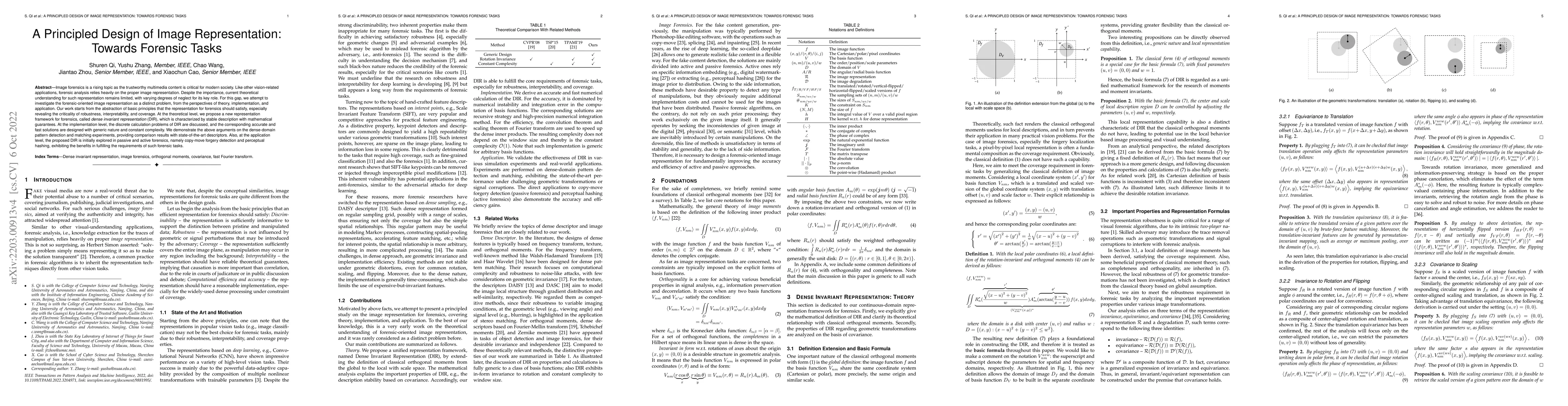 Thumbnail for A Principled Design of Image Representation: Towards Forensic Tasks