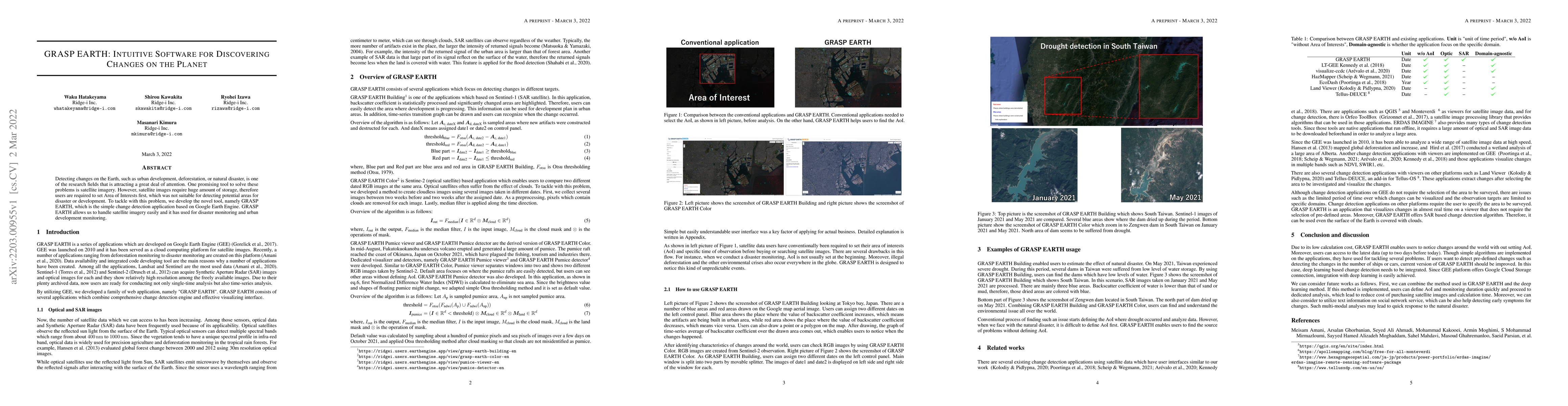 Thumbnail for GRASP EARTH: Intuitive Software for Discovering Changes on the Planet