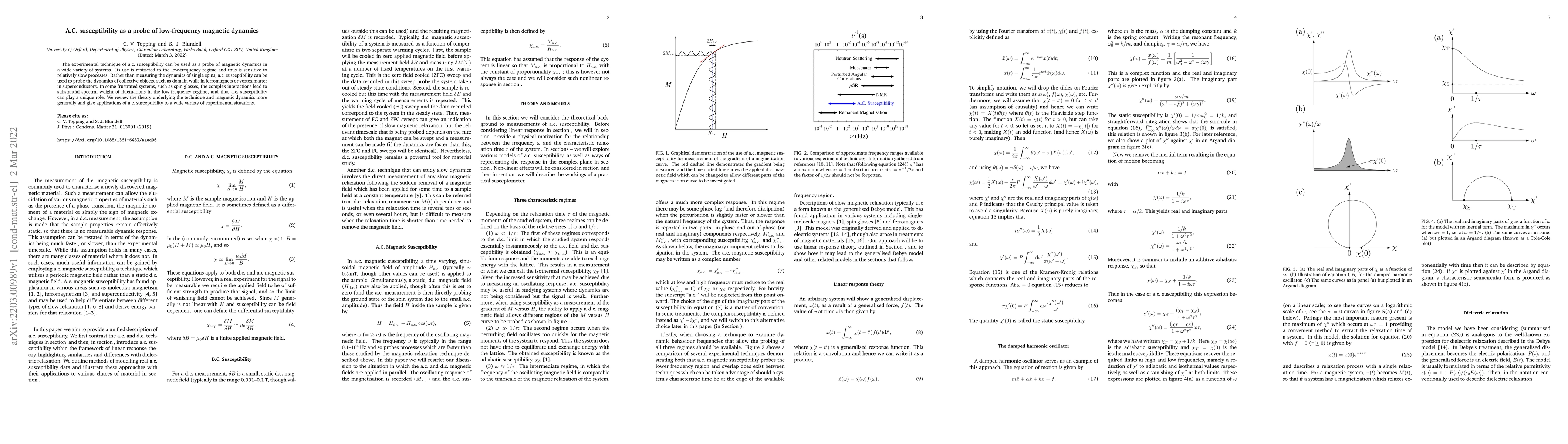 Thumbnail for A.C. susceptibility as a probe of low-frequency magnetic dynamics
