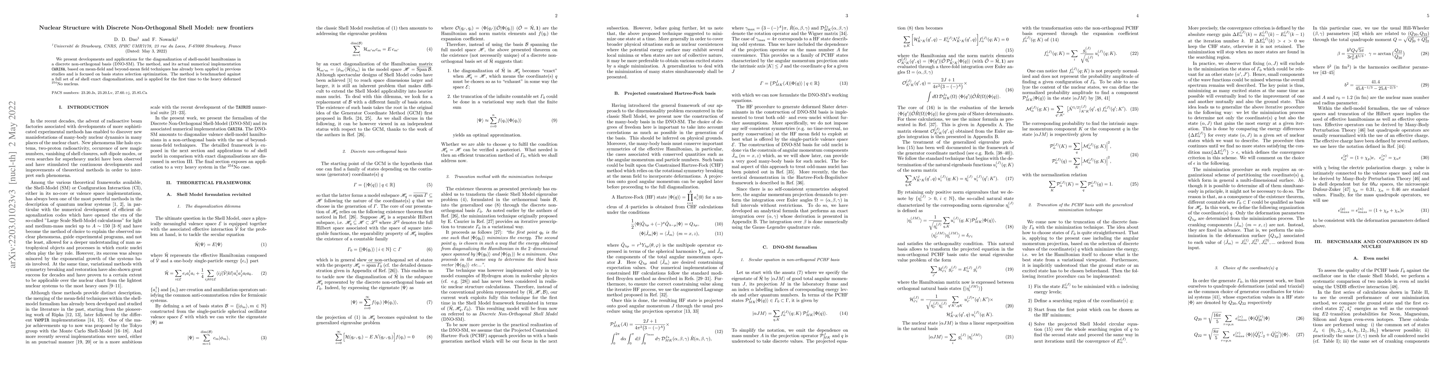 Thumbnail for Nuclear Structure with Discrete Non-Orthogonal Shell-Model : new
  frontiers