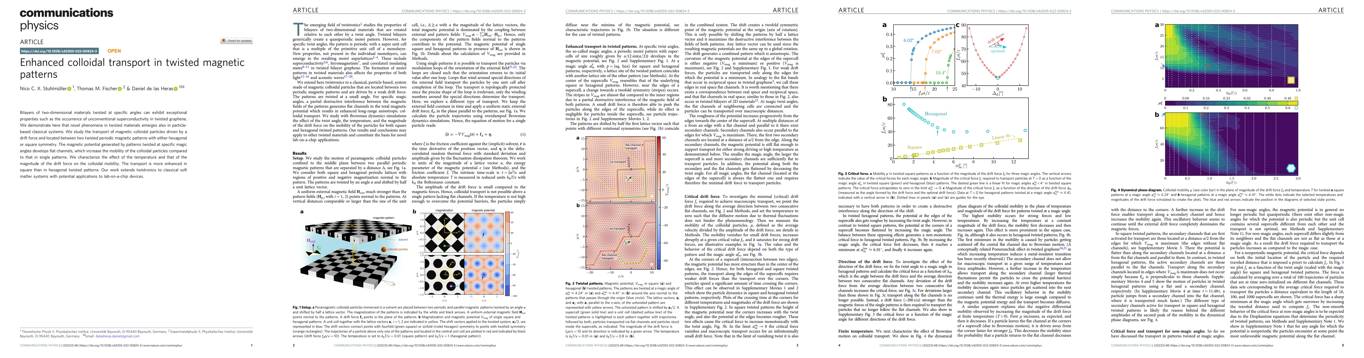 Thumbnail for Enhanced colloidal transport in twisted magnetic patterns