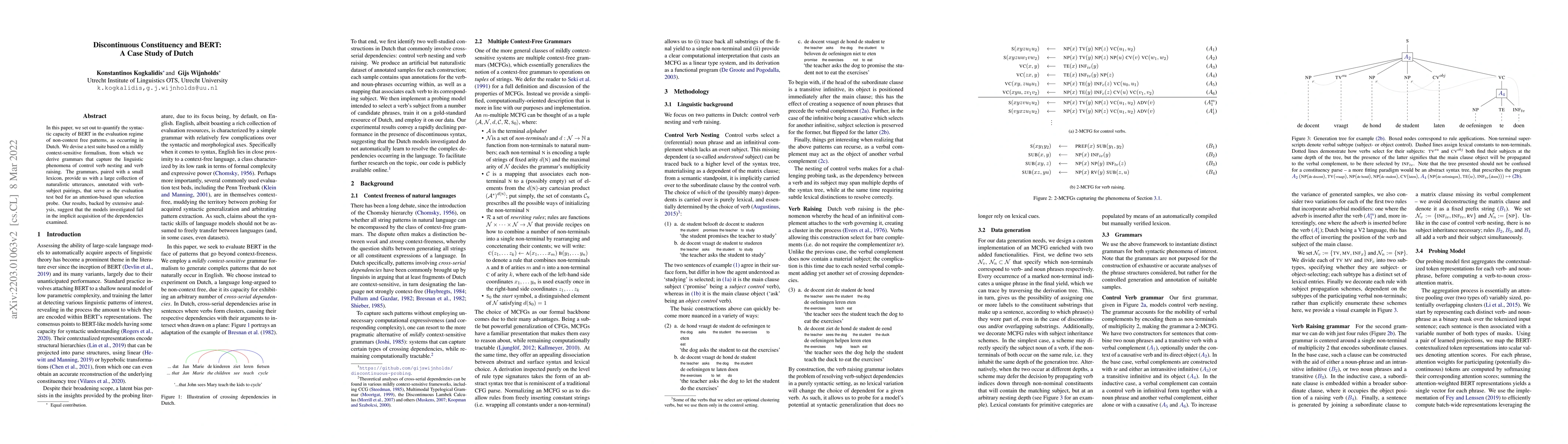 Thumbnail for Discontinuous Constituency and BERT: A Case Study of Dutch