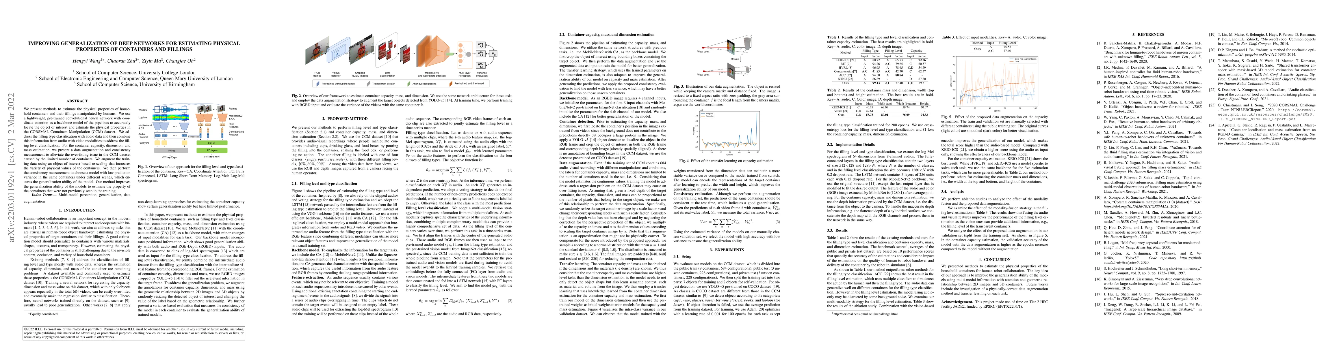 Thumbnail for Improving Generalization of Deep Networks for Estimating Physical
  Properties of Containers and Fillings