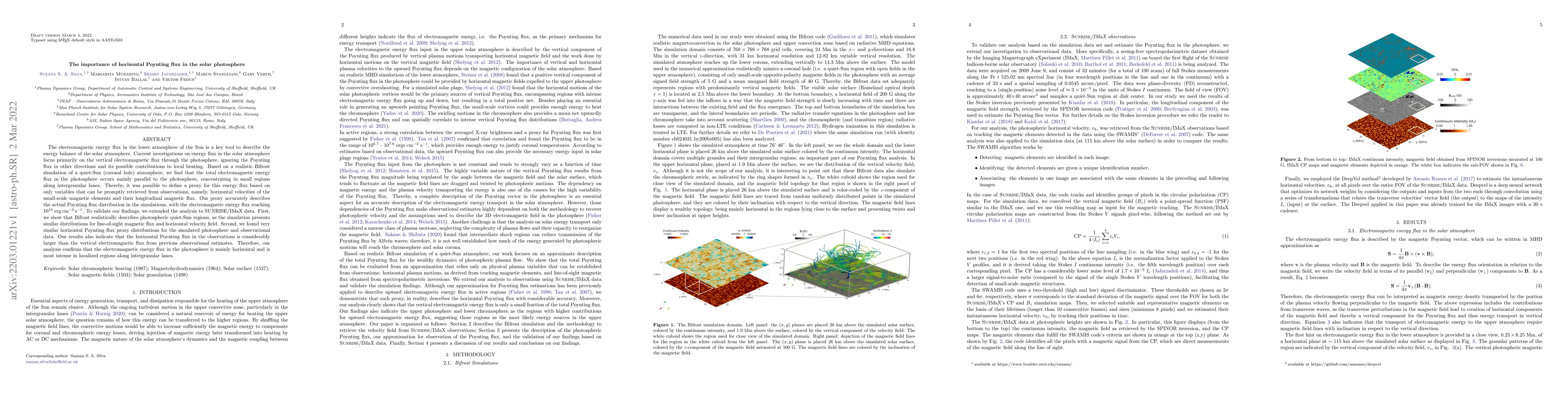 Thumbnail for The importance of horizontal Poynting flux in the solar photosphere