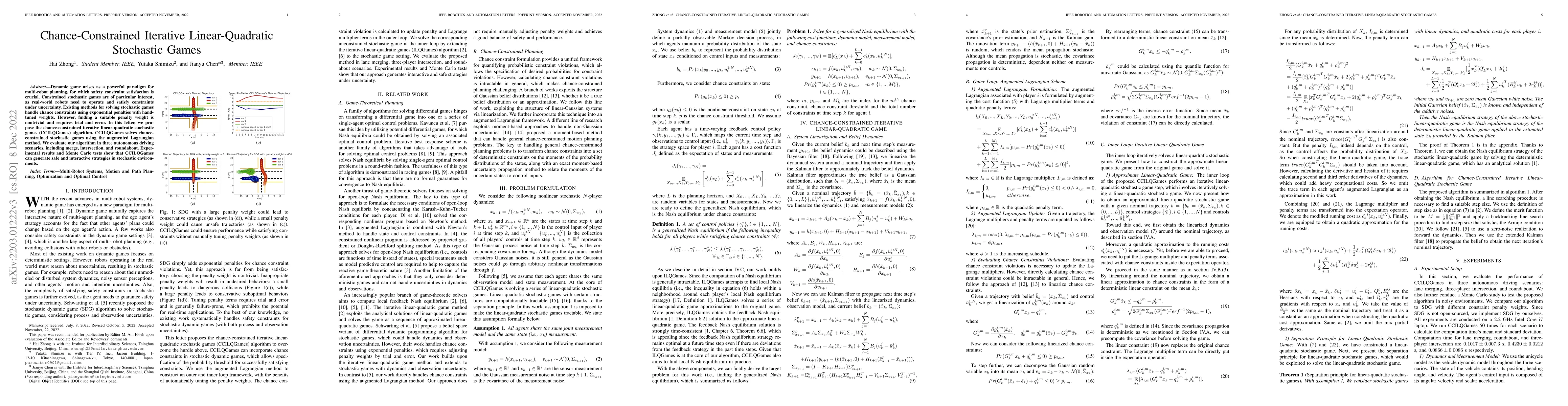 Thumbnail for Chance-Constrained Iterative Linear-Quadratic Stochastic Games