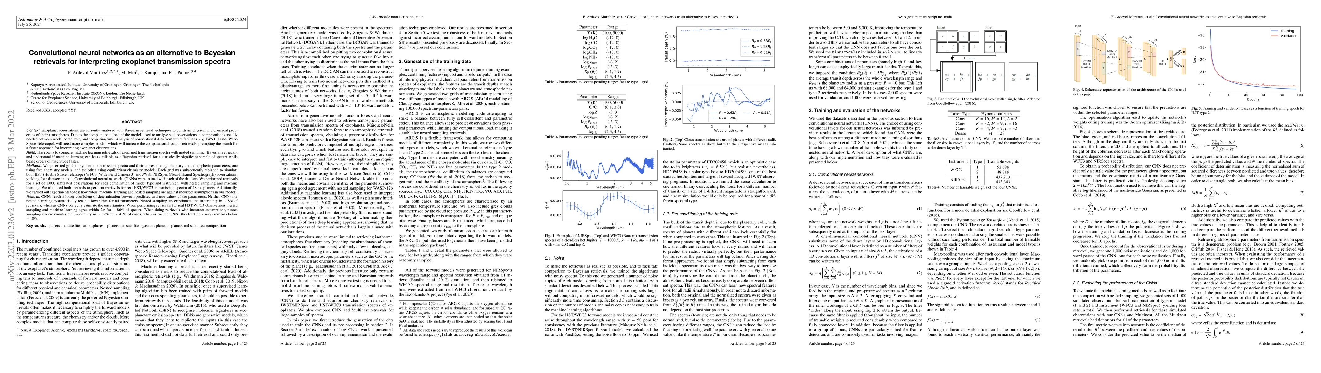 Thumbnail for Convolutional neural networks as an alternative to Bayesian retrievals
