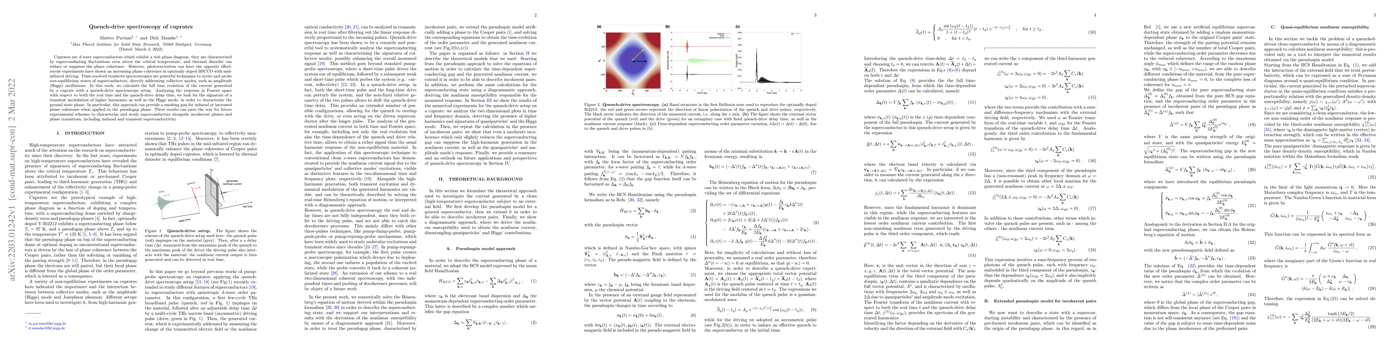 Thumbnail for Quench-drive spectroscopy of cuprates