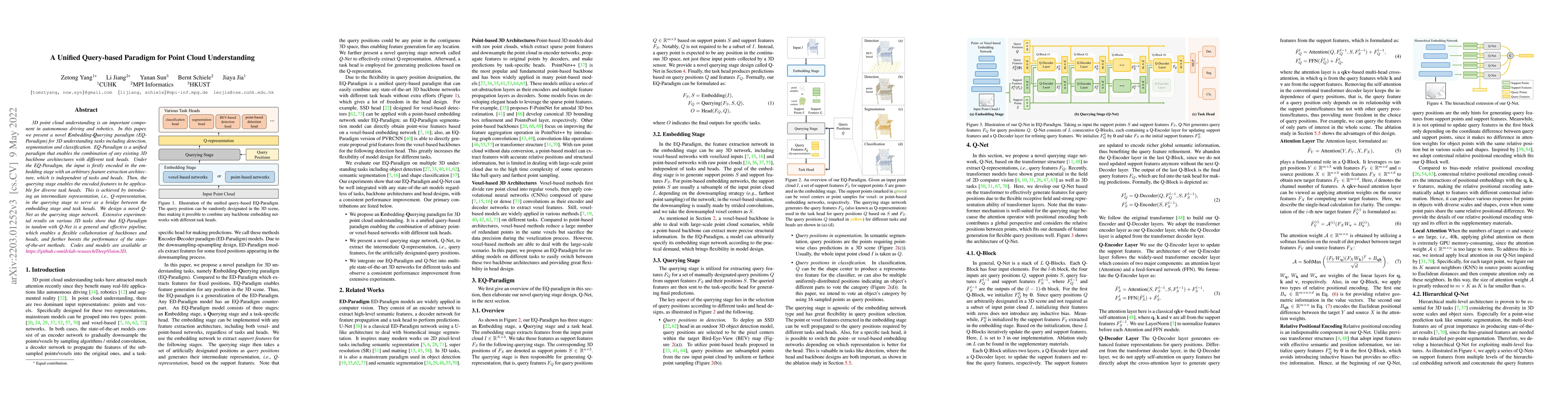 Thumbnail for A Unified Query-based Paradigm for Point Cloud Understanding