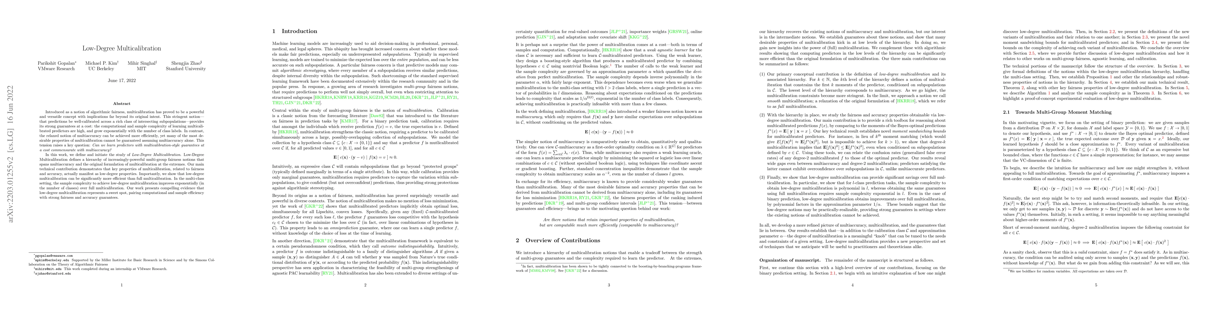 Thumbnail for Low-Degree Multicalibration
