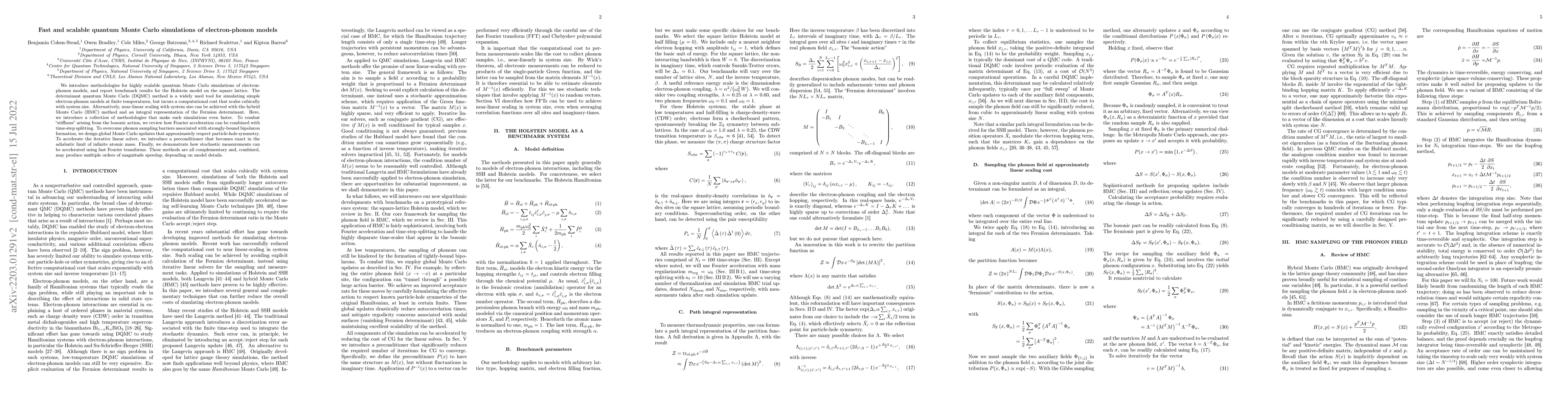 Thumbnail for Fast and scalable quantum Monte Carlo simulations of electron-phonon
  models