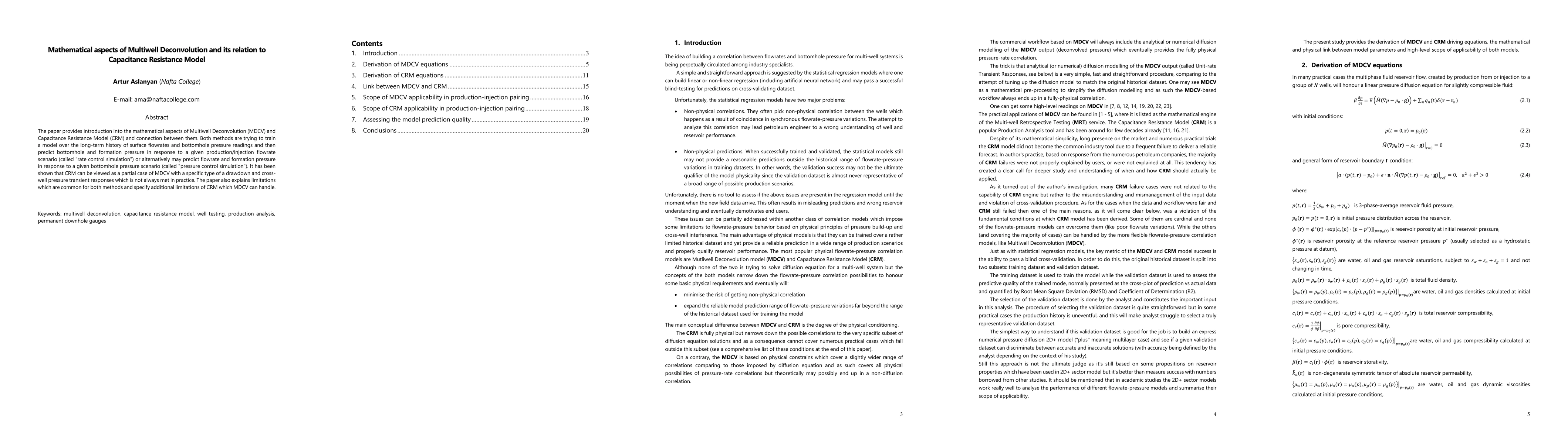 Thumbnail for Mathematical aspects of Multiwell Deconvolution and its relation to
  Capacitance Resistance Model