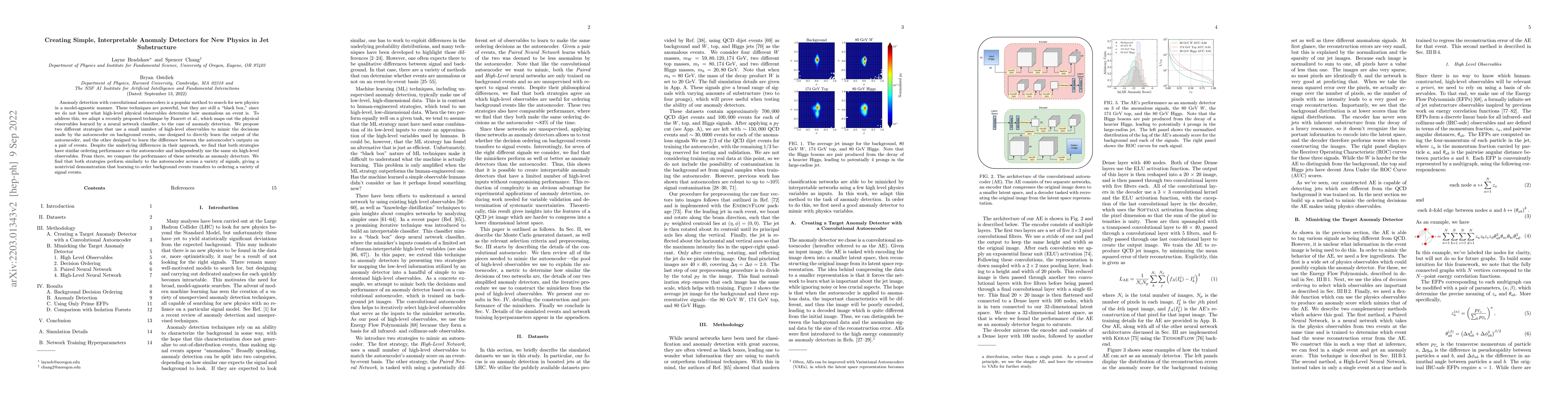 Thumbnail for Creating Simple, Interpretable Anomaly Detectors for New Physics in Jet
  Substructure