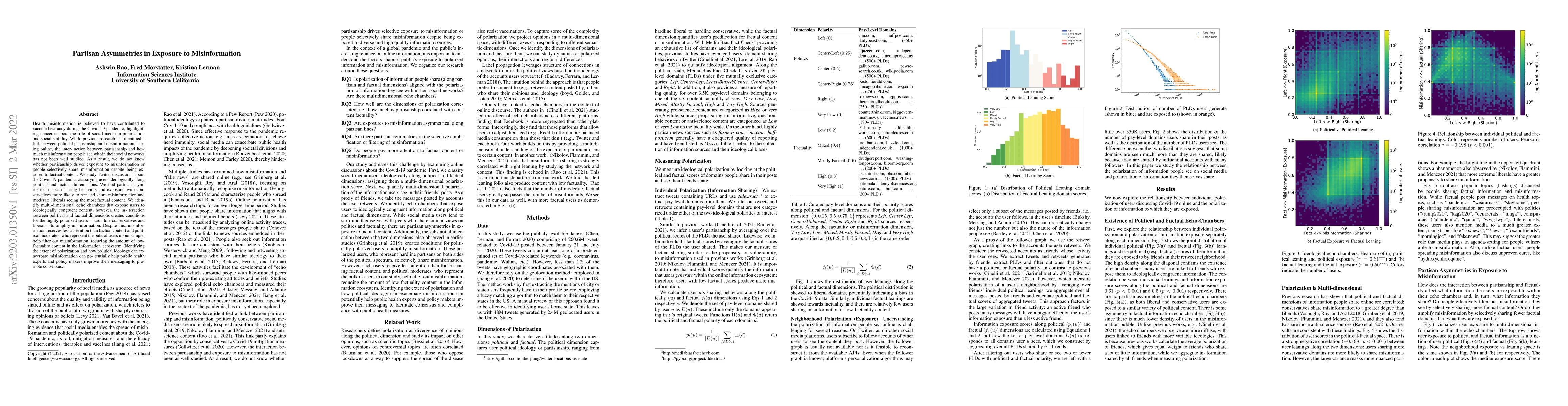 Thumbnail for Partisan Asymmetries in Exposure to Misinformation