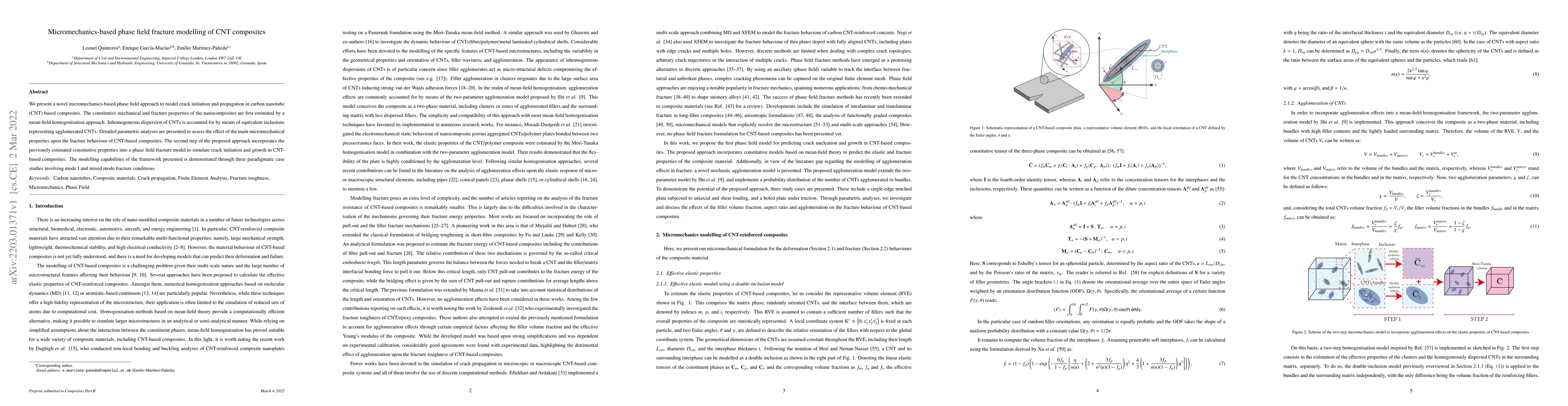 Thumbnail for Micromechanics-based phase field fracture modelling of CNT composites