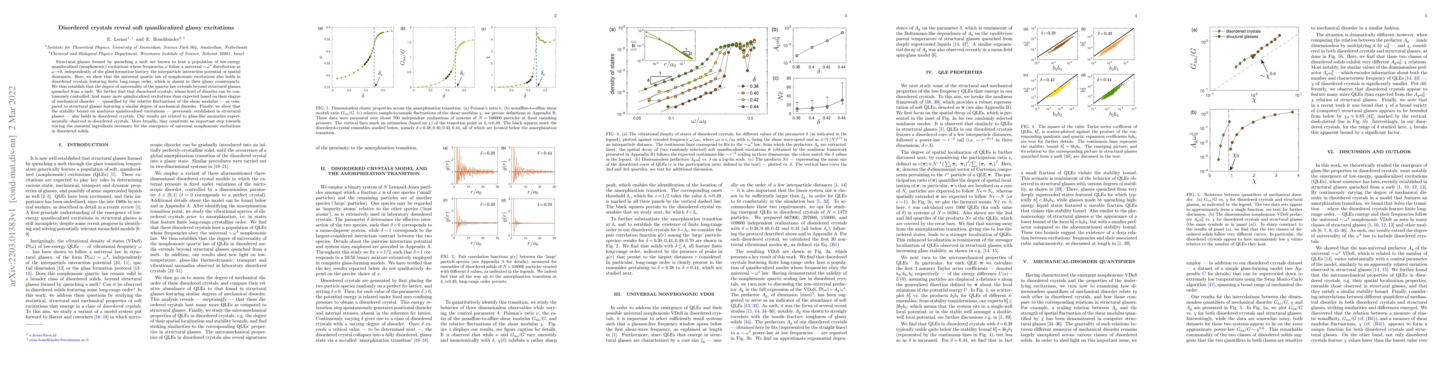 Thumbnail for Disordered crystals reveal soft quasilocalized glassy excitations
