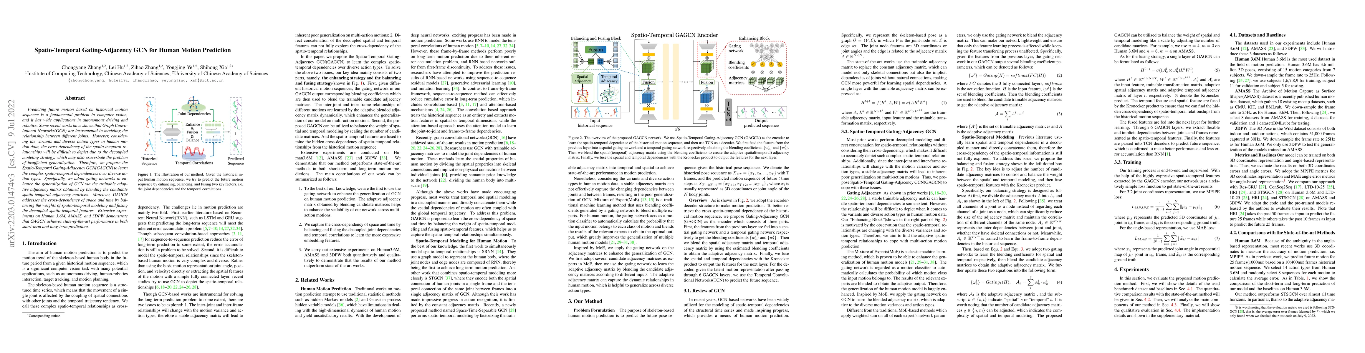 Thumbnail for Spatio-Temporal Gating-Adjacency GCN for Human Motion Prediction