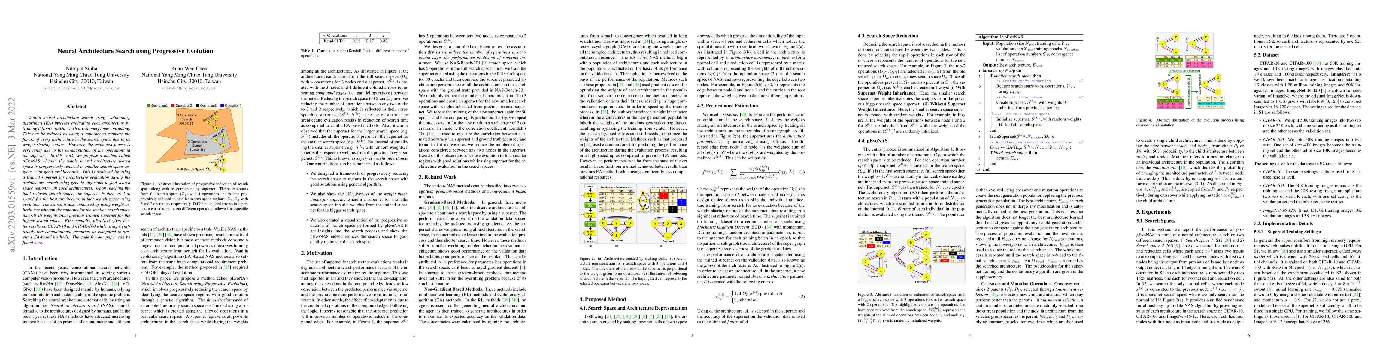 Thumbnail for Neural Architecture Search using Progressive Evolution
