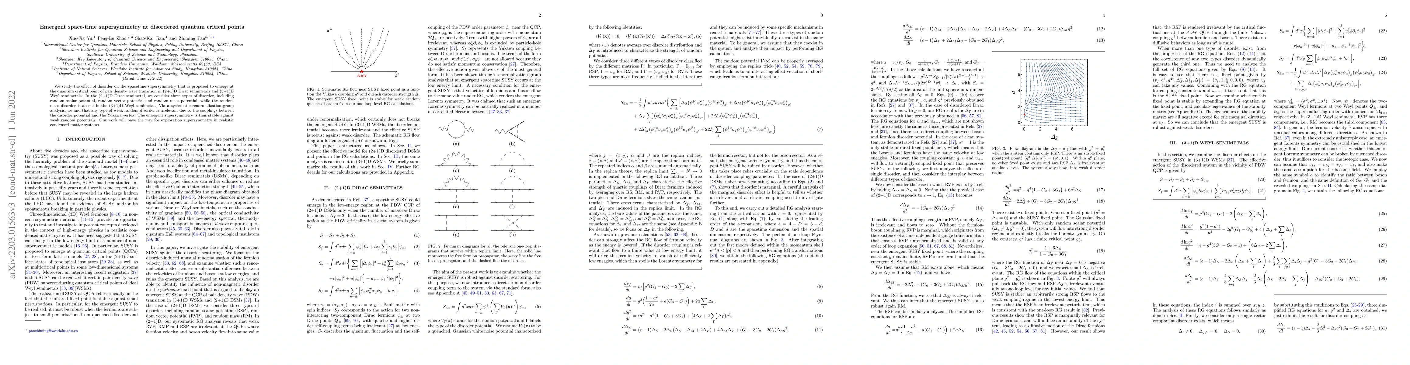 Thumbnail for Emergent space-time supersymmetry at disorder quantum critical point