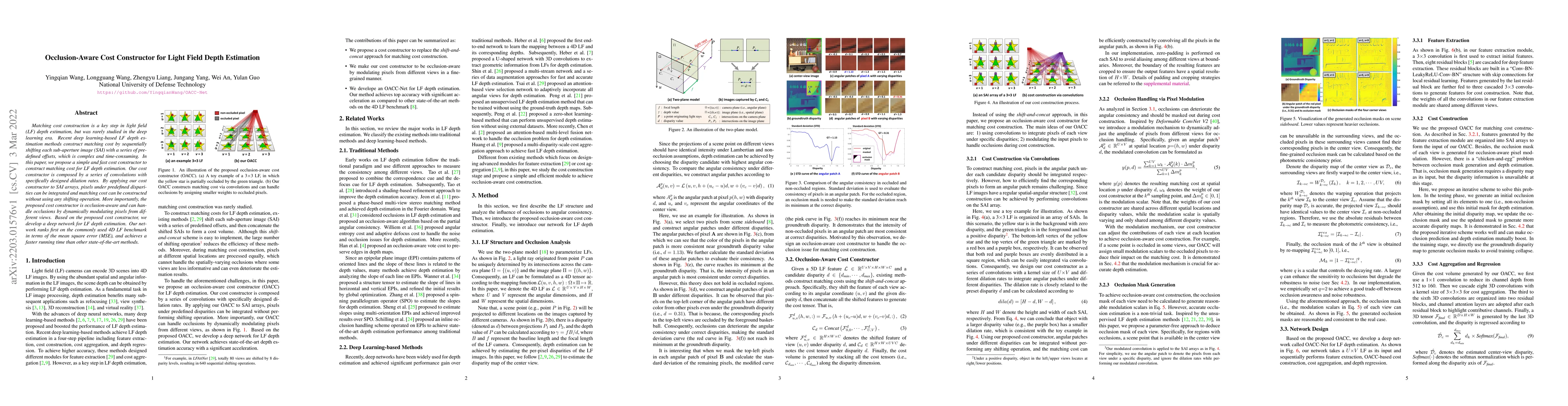 Thumbnail for Occlusion-Aware Cost Constructor for Light Field Depth Estimation