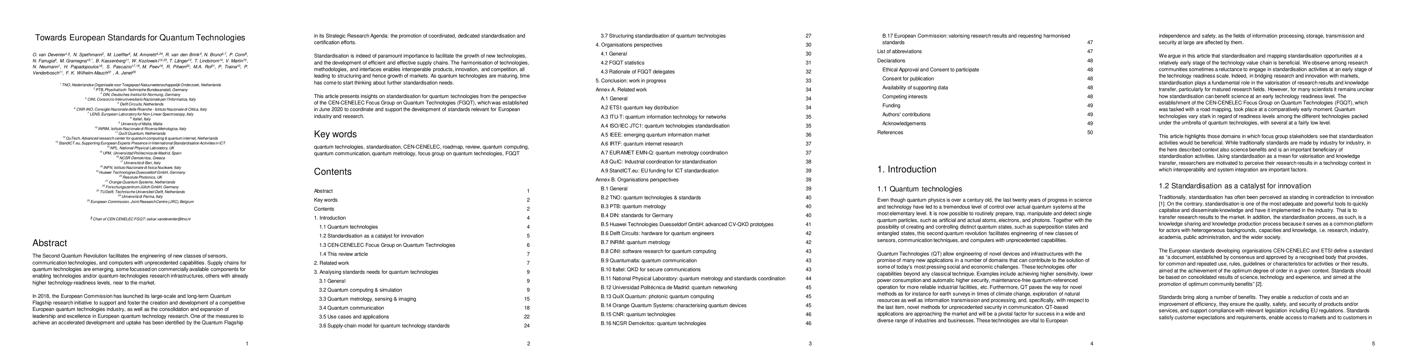 Thumbnail for Towards European Standards for Quantum Technologies