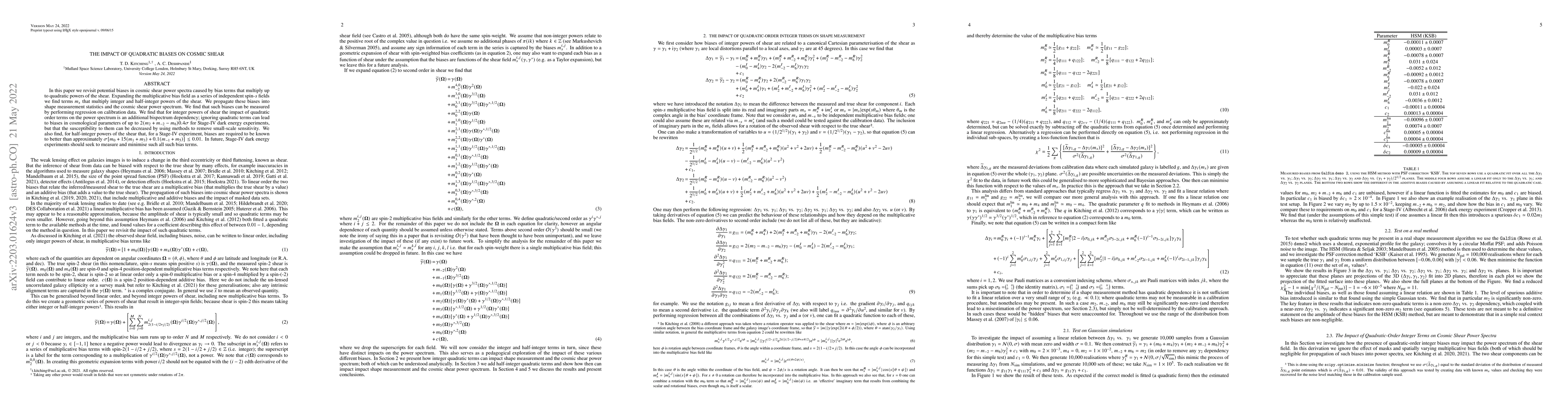Thumbnail for The Impact of Quadratic Biases on Cosmic Shear