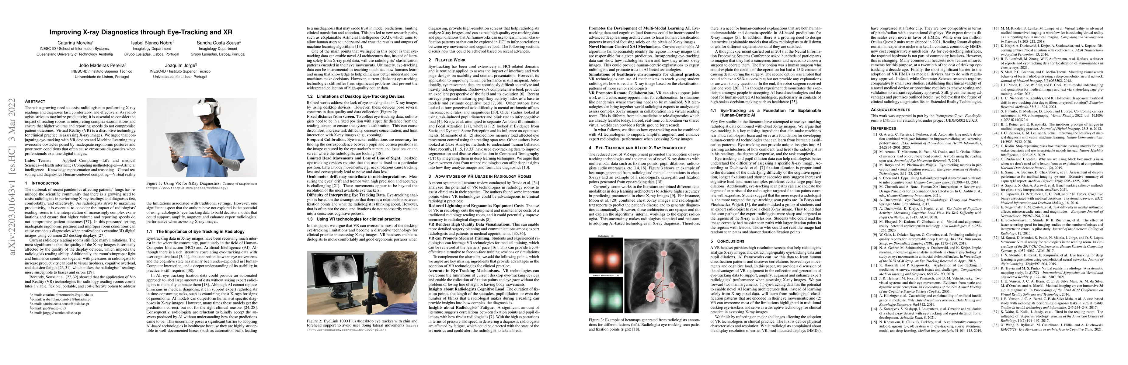 Thumbnail for Improving X-ray Diagnostics through Eye-Tracking and XR