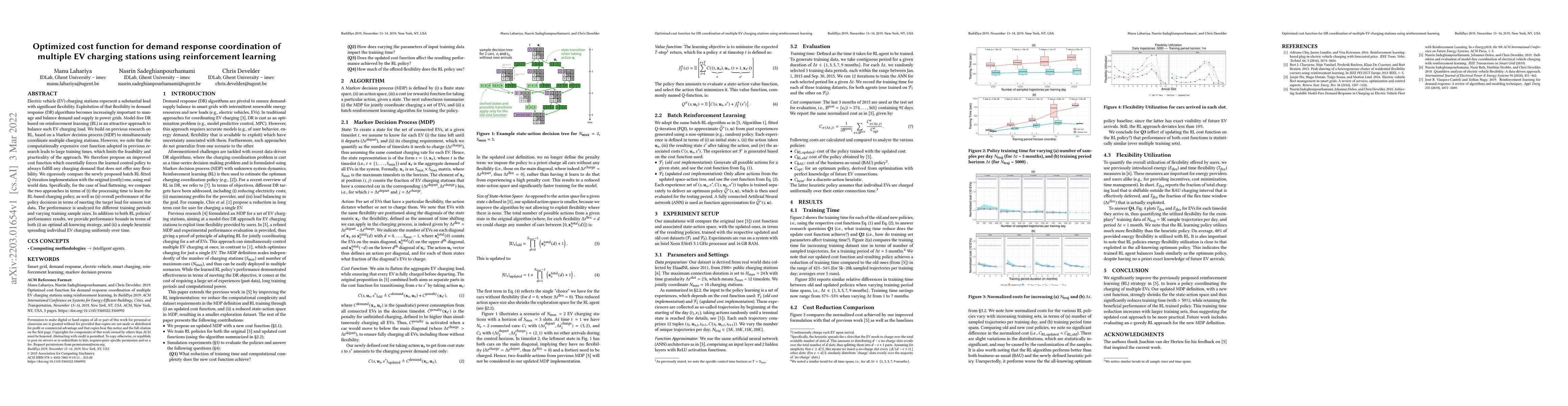 Thumbnail for Optimized cost function for demand response coordination of multiple EV
  charging stations using reinforcement learning