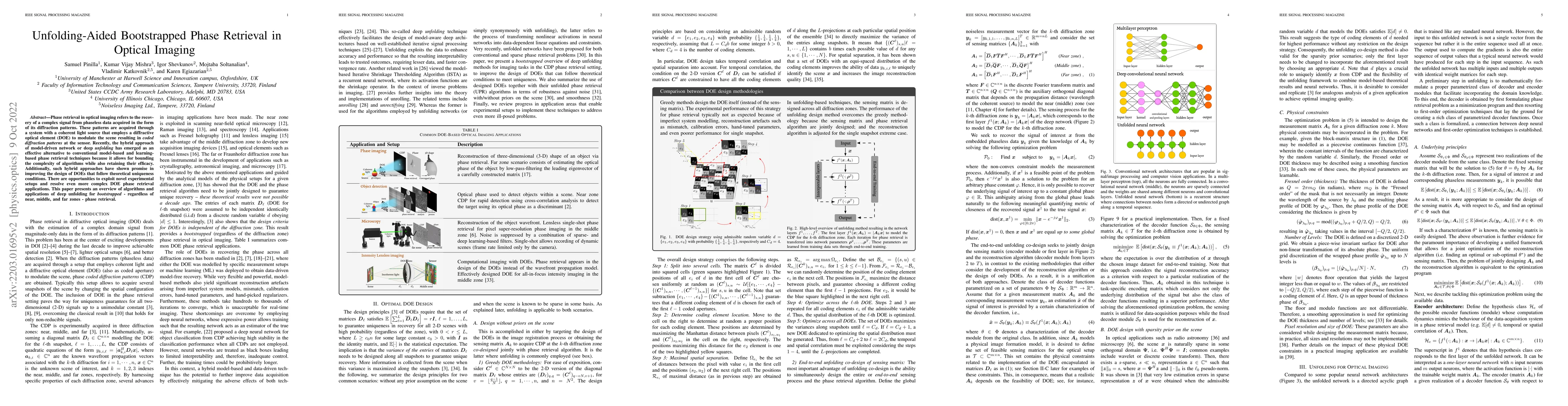 Thumbnail for Unfolding-Aided Bootstrapped Phase Retrieval in Optical Imaging