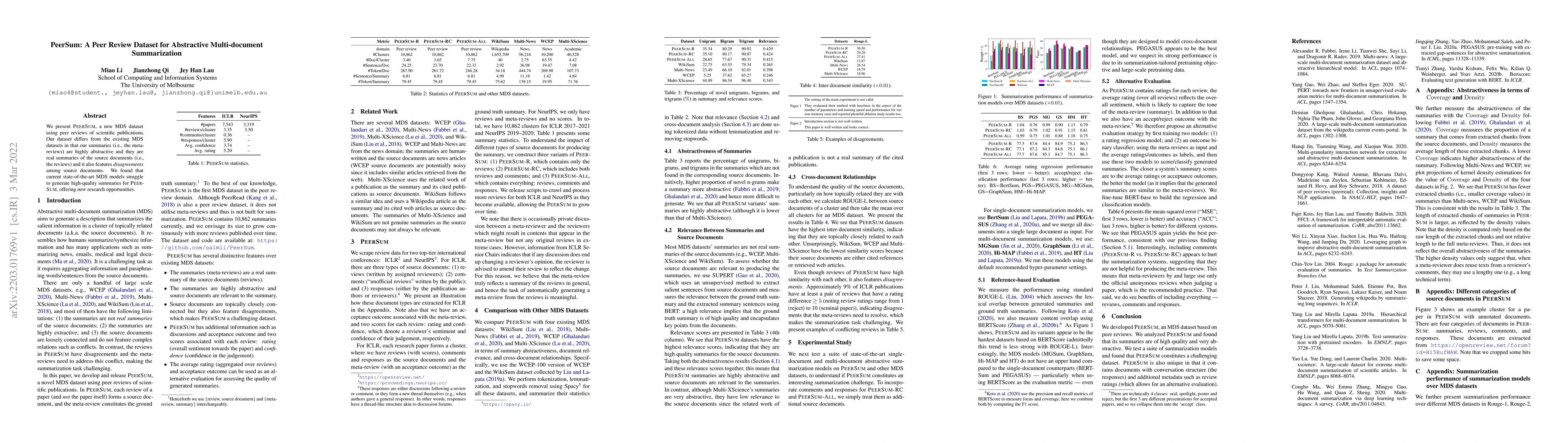 Thumbnail for PeerSum: A Peer Review Dataset for Abstractive Multi-document
  Summarization