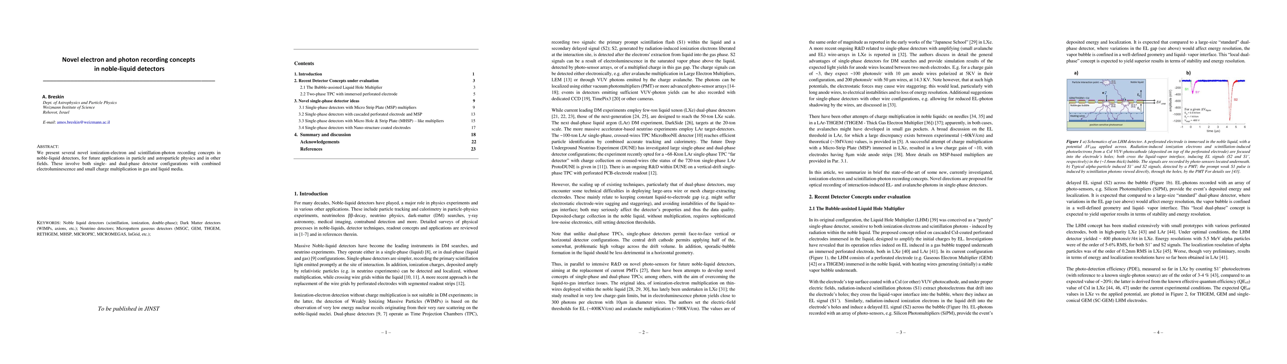 Thumbnail for Novel electron and photon recording concepts in noble-liquid detectors