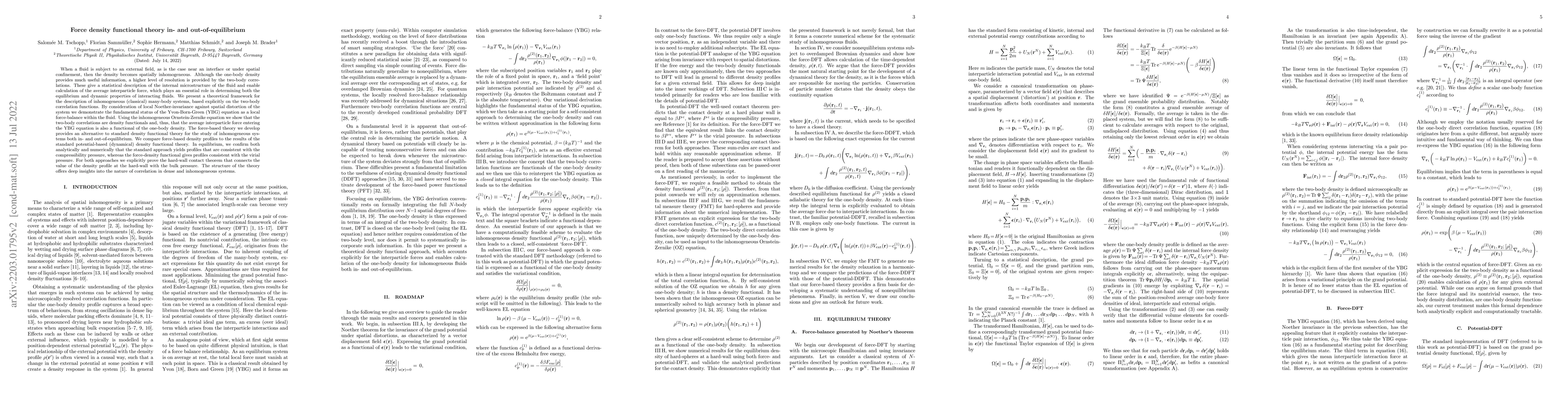 Thumbnail for Force density functional theory in- and out-of-equilibrium