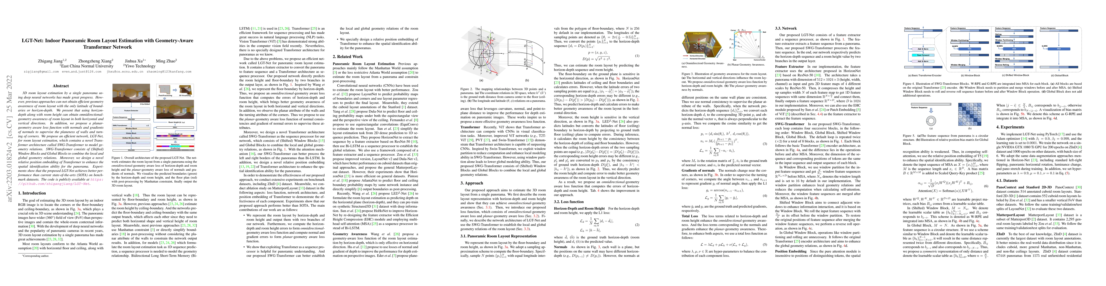 Thumbnail for LGT-Net: Indoor Panoramic Room Layout Estimation with Geometry-Aware
  Transformer Network