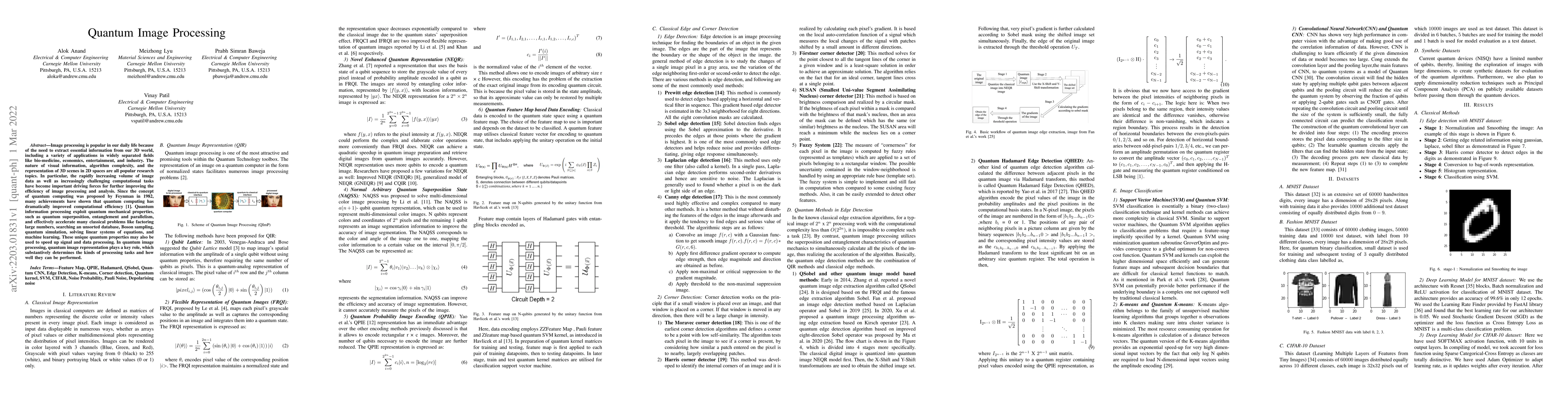 Thumbnail for Quantum Image Processing