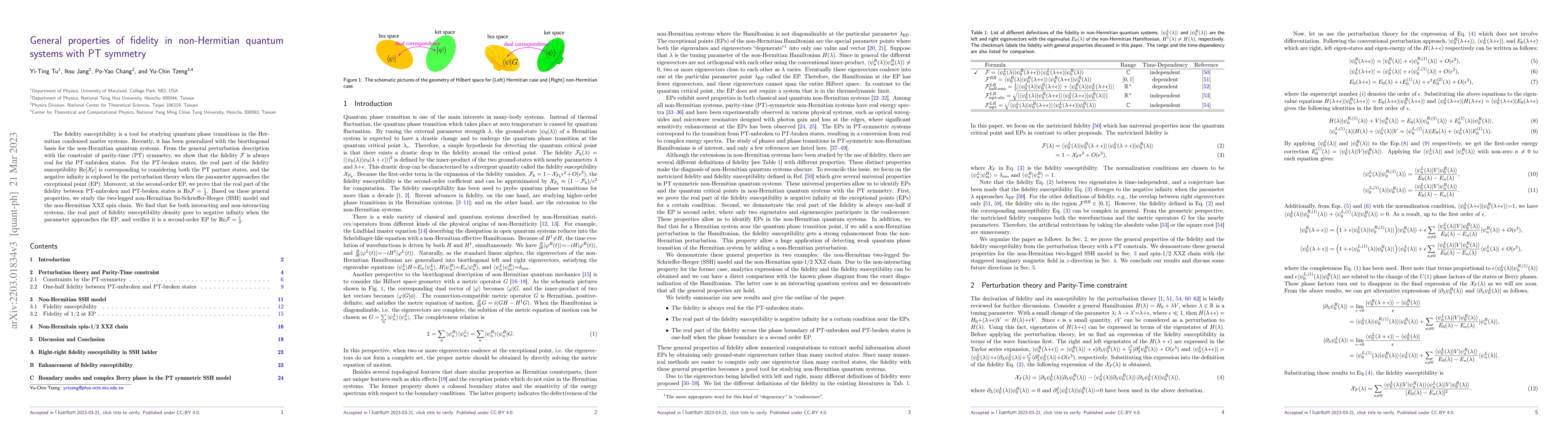 Thumbnail for General properties of fidelity in non-Hermitian quantum systems with PT
  symmetry