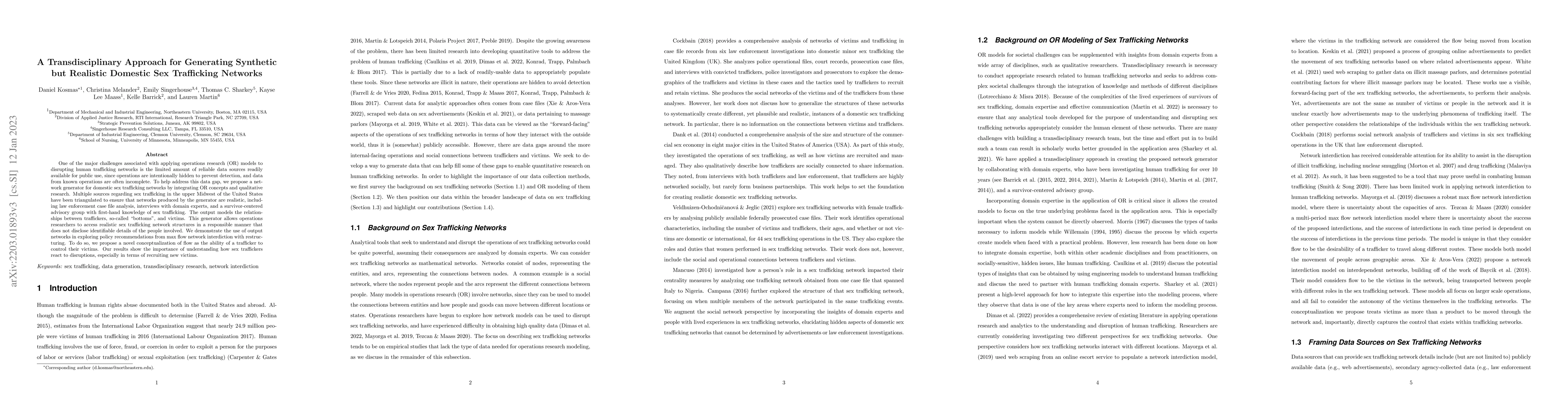 Thumbnail for A Transdisciplinary Approach for Generating Synthetic but Realistic
  Domestic Sex Trafficking Networks