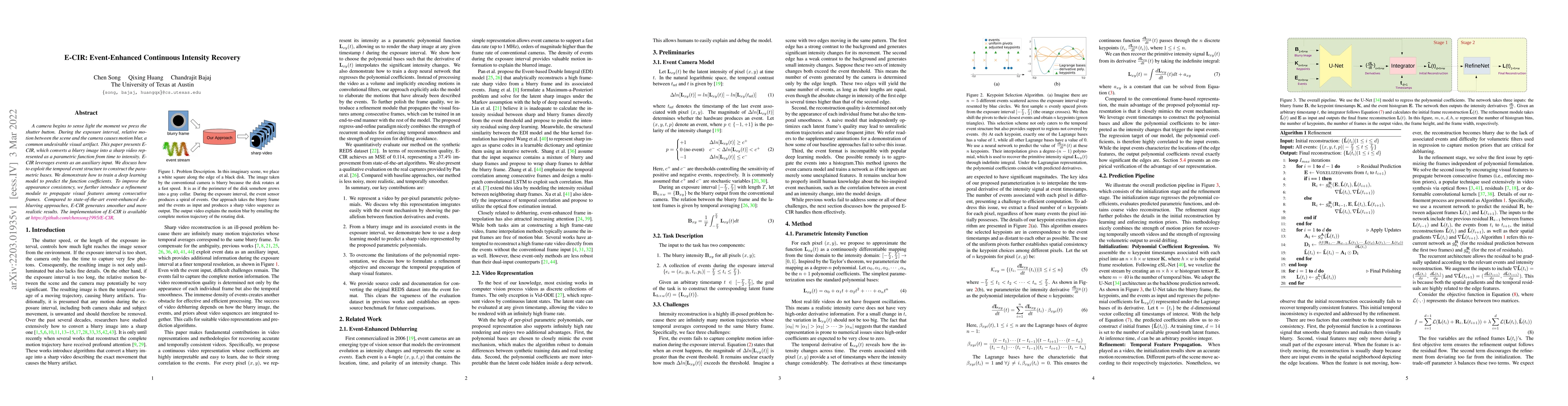 Thumbnail for E-CIR: Event-Enhanced Continuous Intensity Recovery