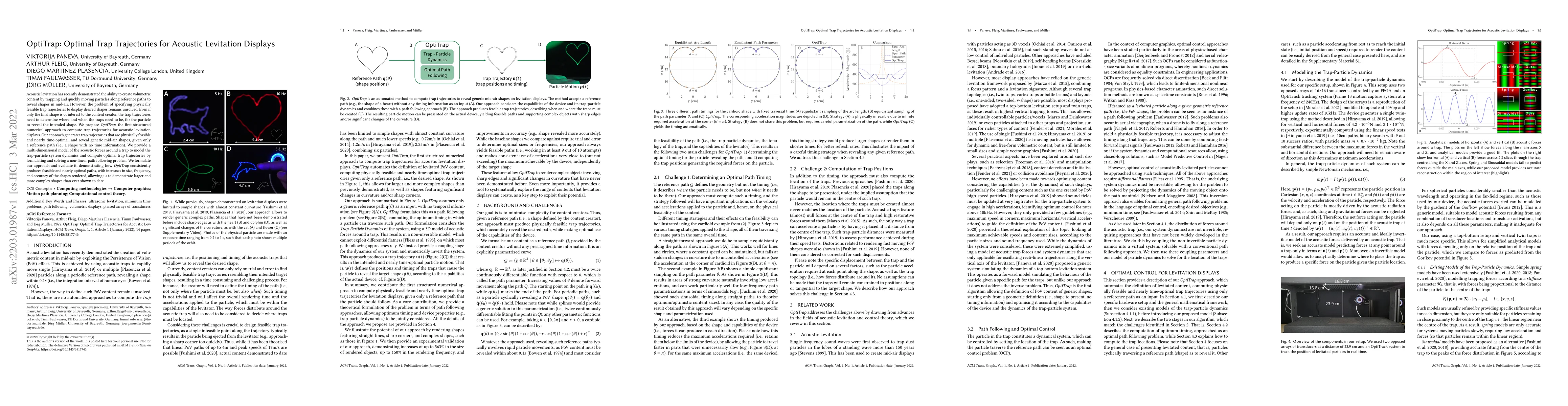 Thumbnail for OptiTrap: Optimal Trap Trajectories for Acoustic Levitation Displays
