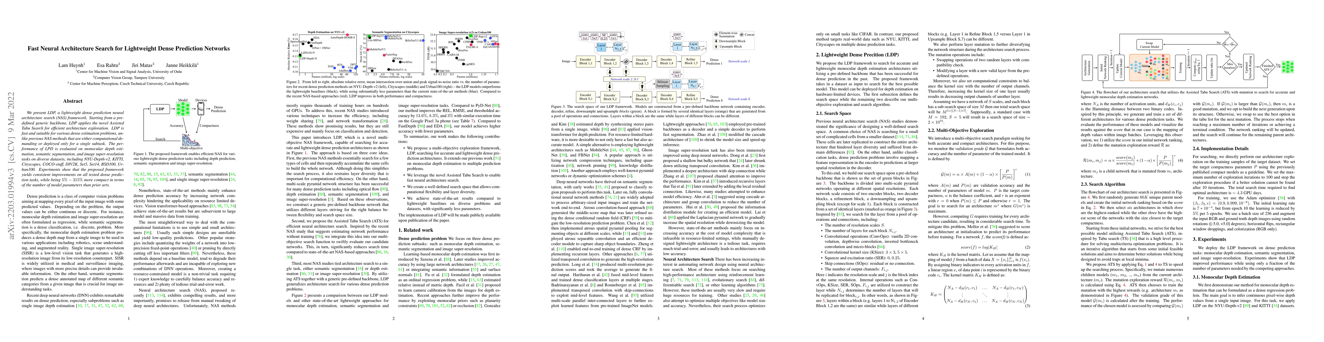 Thumbnail for Fast Neural Architecture Search for Lightweight Dense Prediction
  Networks
