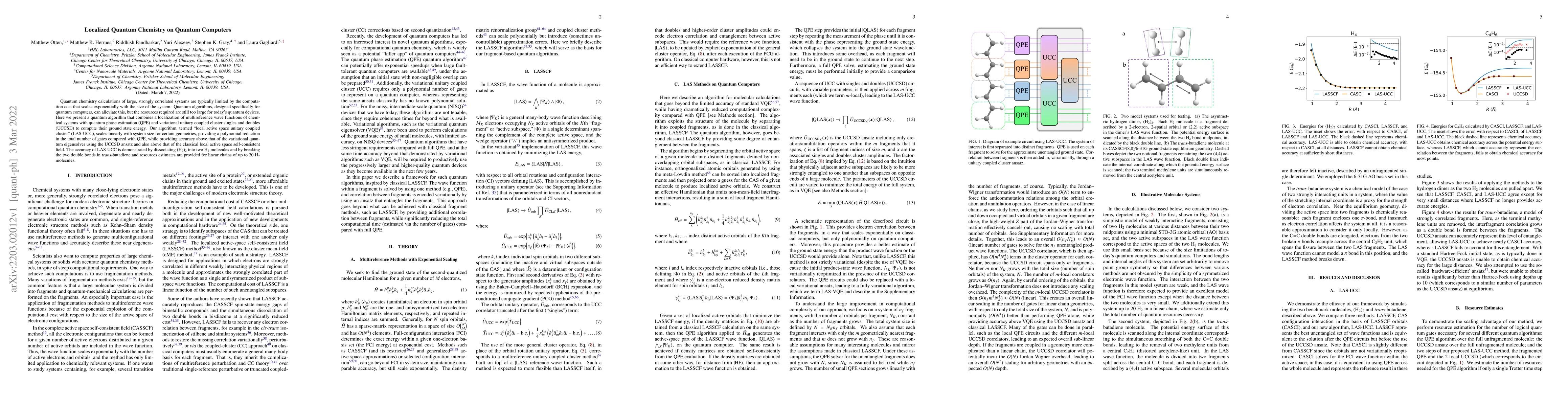 Thumbnail for Localized Quantum Chemistry on Quantum Computers