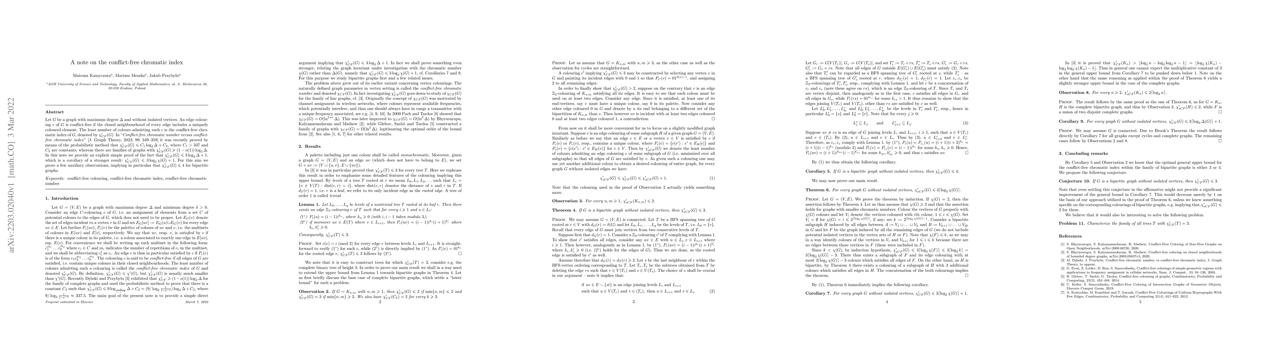 Thumbnail for A note on the conflict-free chromatic index