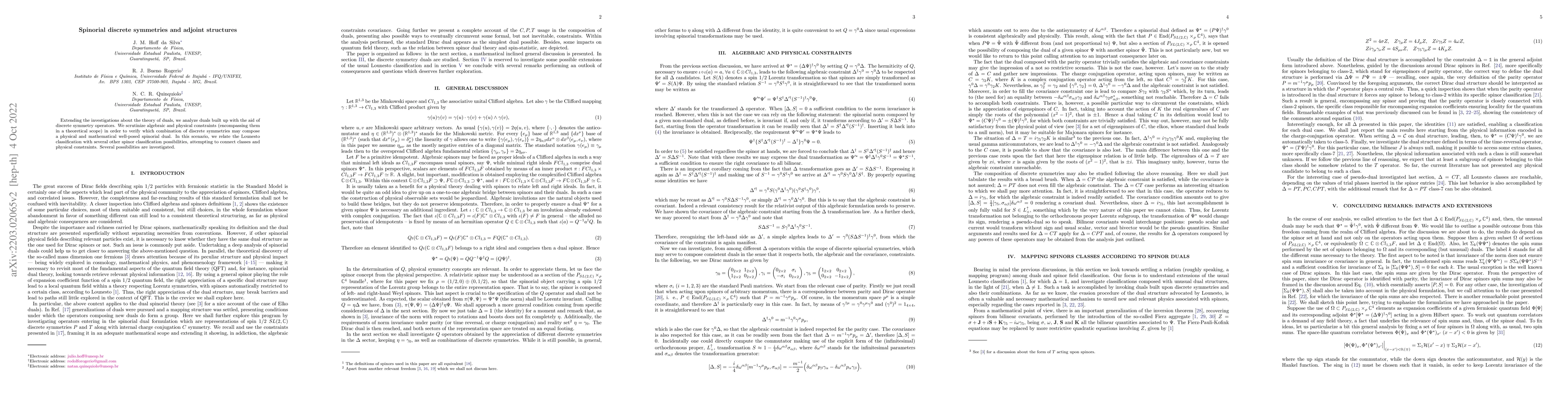 Thumbnail for Spinorial discrete symmetries and adjoint structures