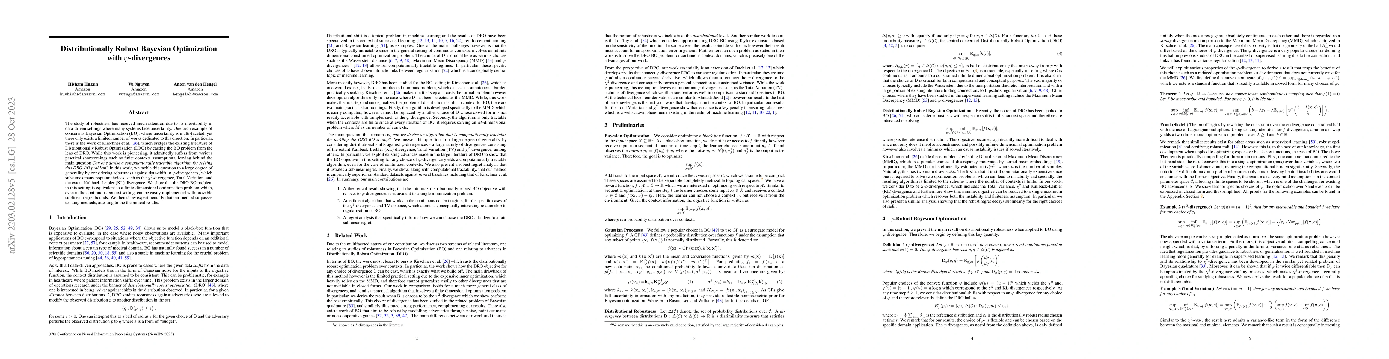 Thumbnail for Distributionally Robust Bayesian Optimization with $\varphi$-divergences