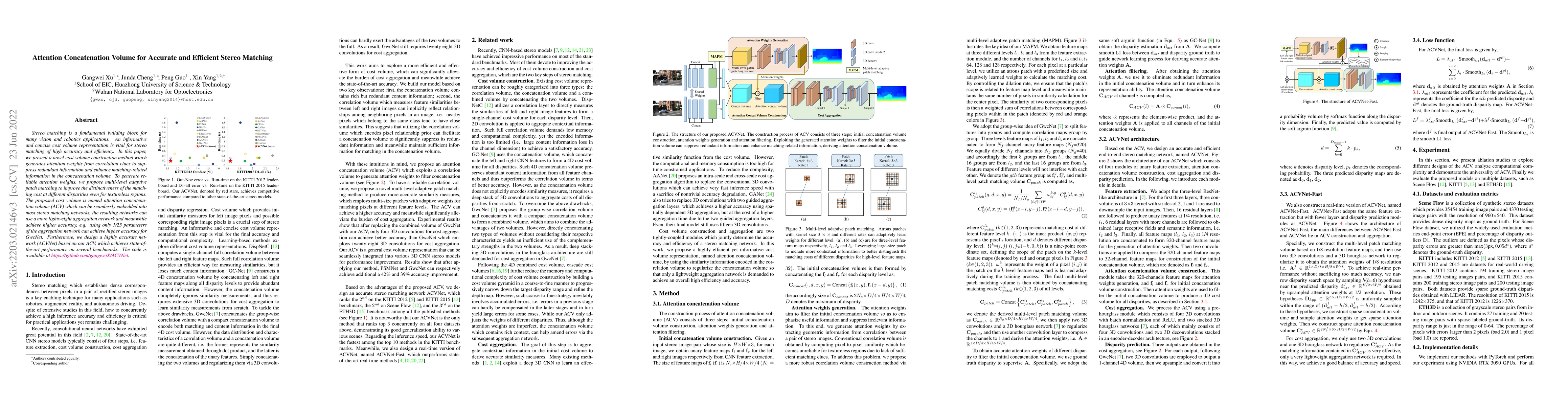 Thumbnail for Attention Concatenation Volume for Accurate and Efficient Stereo
  Matching