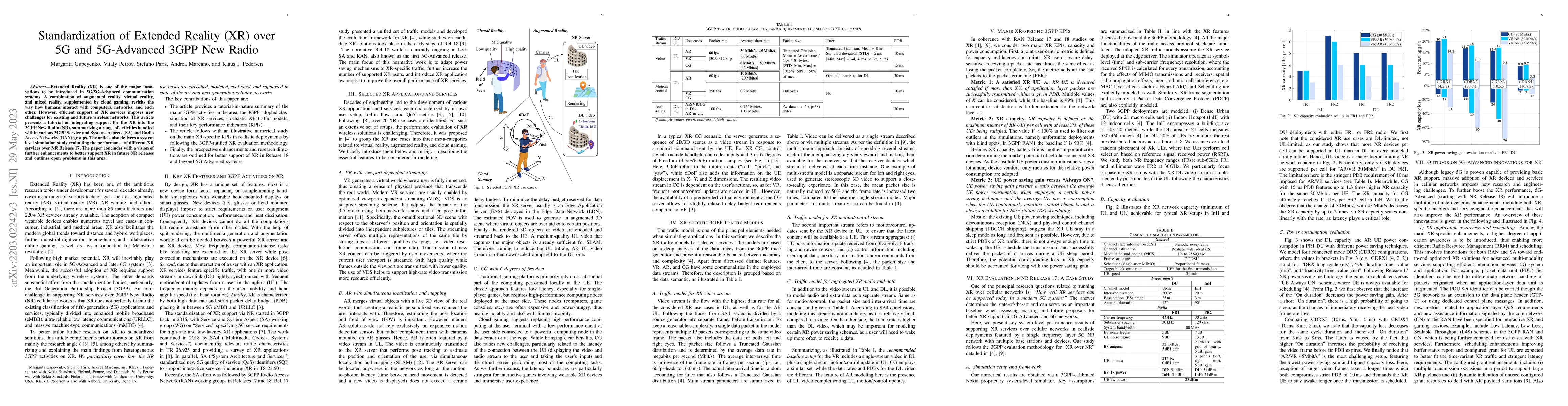 Thumbnail for Standardization of Extended Reality (XR) over 5G and 5G-Advanced 3GPP
  New Radio