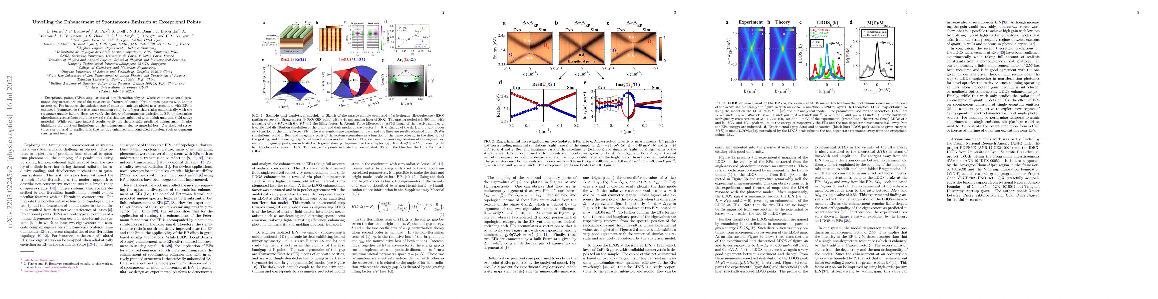Thumbnail for Unveiling the Enhancement of Spontaneous Emission at Exceptional Points