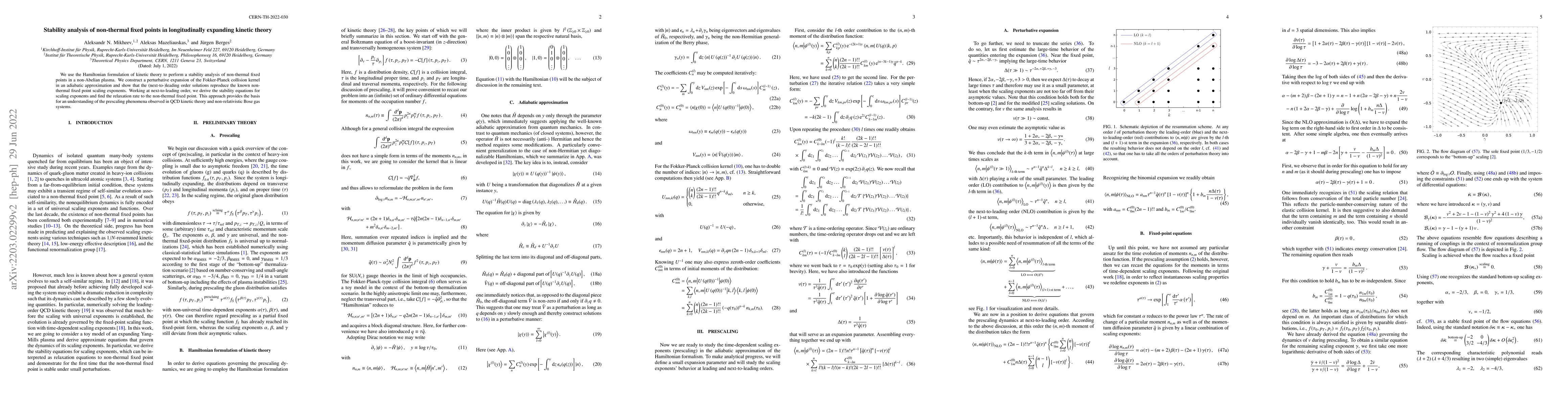 Thumbnail for Stability analysis of non-thermal fixed points in longitudinally
  expanding kinetic theory